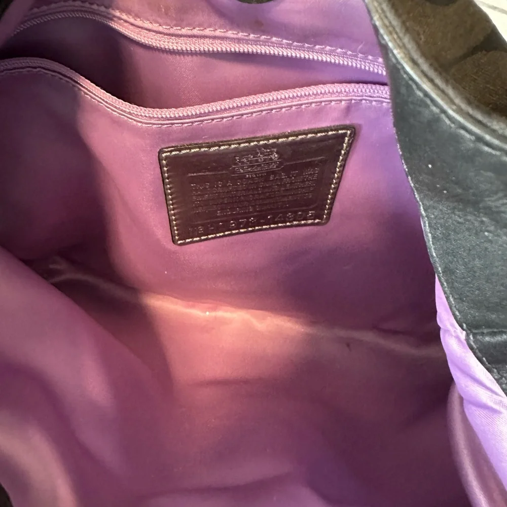 Coach Black Monogram Purse - Picture 6 of 10